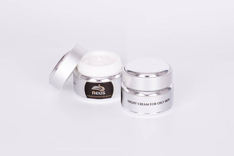 Night Cream for Oily Skin with Grape Seed and Jasmine Oil 30 ml